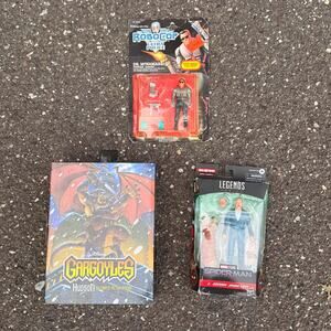 Action Figure Lot: Vintage RoboCop, NECA Gargoyles Hudson, Marvel Legends